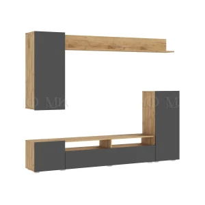 Гостиная Верона Графит/Крафт Золотой