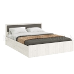 Кровать Фиеста 140*200 Крафт Белый/Графит