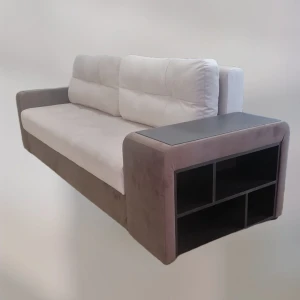 Диван Атланта 3/3ру/5/п1 Sound cream/dark