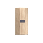 БЬЯНКА Шкаф угловой Сонома/Графит