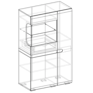 Гостиная Ультра Белый/Белый Глянец