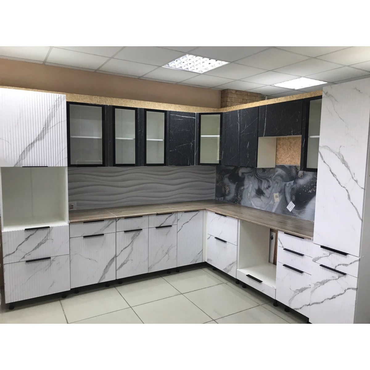 Рокси Стол ШН-400 Торос Блек (столешница-Антарес)