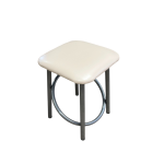 Табурет Дачный хром/кремовый