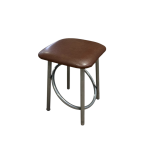 Табурет Дачный хром/шоколад
