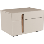 Тумба прикроватная Валенсия ЛЕВАЯ Кашемир/Софт Сантьяго