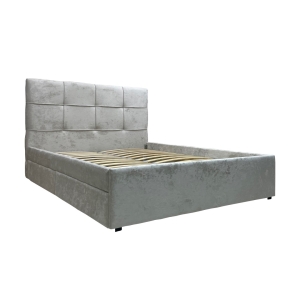 Кровать Даллас 160*200 серый/ краш 07