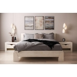 Кровать Хилтон ОРТОПЕД 140*200  Дуб Юкон/Гранж Дуб Юкон