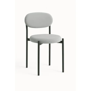 Стул Лондон велюр Серый/Черный