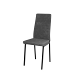 Стул Амстер велюр Графит/Черный