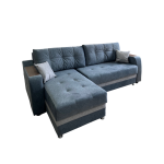 Угловой диван Бостон (Айсберг океан/серое дерево)