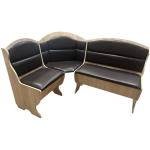 Скамья угловая Сфера сонома/к.зам шоколад (R-23)