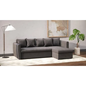 Угловой диван Мартин правый сер.кабрио 031