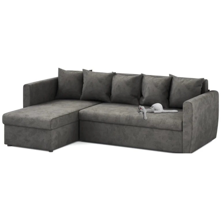 Угловой диван Мартин левый сер.кабрио 031