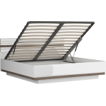 Кровать Ультра  П/М 180*200 Белый/Белый Глянец