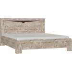 Кровать Хилтон ОРТОПЕД 120*200  Дуб Юкон/Гранж Дуб Юкон