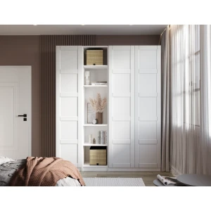 БЛАНКА Пенал 2 ящика, полки Белый