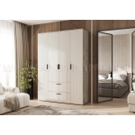 СИЛЬВИЯ Шкаф 4-х ств. (1600) Кашемир/Дуб Юкон