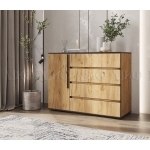 Комод Норд-М 1 дверь+4 ящика Крафт Золотой