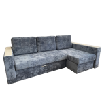 Угловой диван Мадрид серо-гол. OWN-26 правый/св.накладки