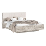 Кровать Сильвия 160*200 ОРТОПЕД  Кашемир/Дуб Юкон