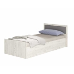 Кровать Фиеста  90*200 Крафт Белый/Графит