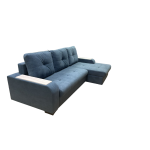 Угловой диван Тайлор правый Classik blue/бук винтаж белый