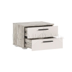 Тумба прикроватная Сильвия Кашемир/Дуб Юкон