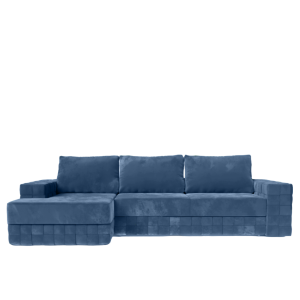 Угловой диван Париж серо-голубой OWN-26 левый