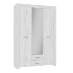 КВАДРО Шкаф 3-х ств. (КВД-01) Крафт Белый