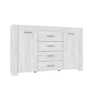 Комод Квадро (КВД.01) Крафт Белый