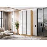 КЕЛЬВИН Шкаф 3-х ств.(1200) Белый Глянец/Крафт Золотой