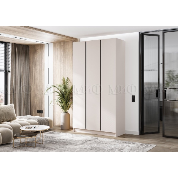 КЕЛЬВИН Шкаф 3-х ств.(1200) Кашемир