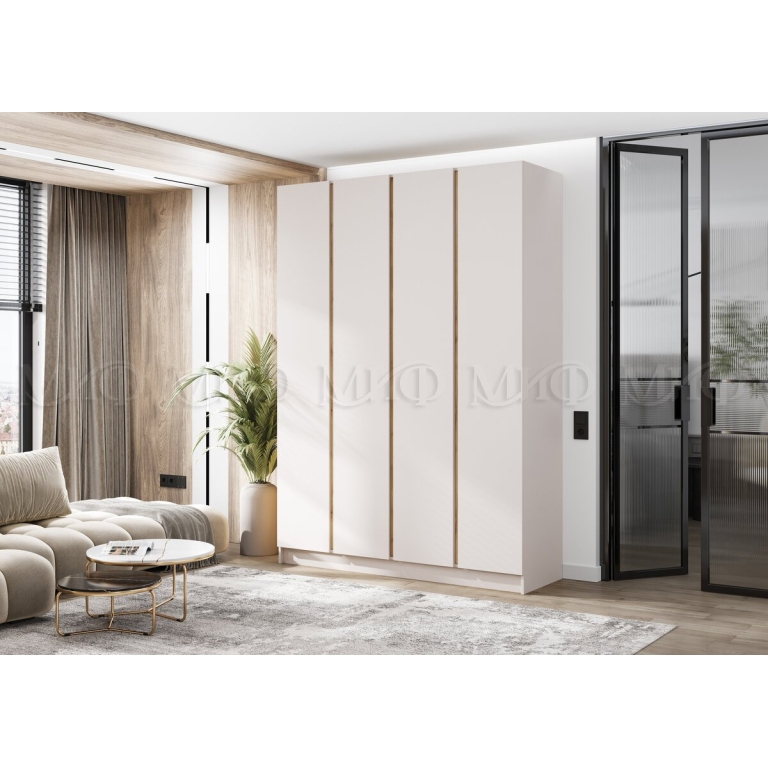 КЕЛЬВИН Шкаф 4-х ств.(1600) Кашемир