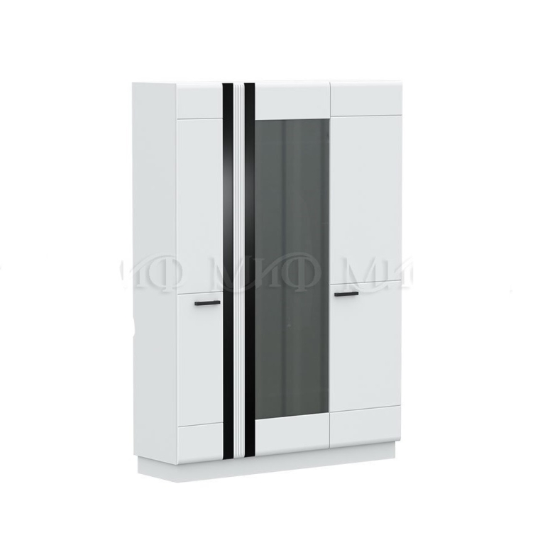 МАГНОЛИЯ Шкаф 3 -х створч.  Белый глянец