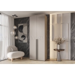 НОРД- М Шкаф 2-х ств. (800) Кашемир/Крафт Серый