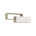 Полка Норд 2-х ярусн. Кашемир/Крафт Серый