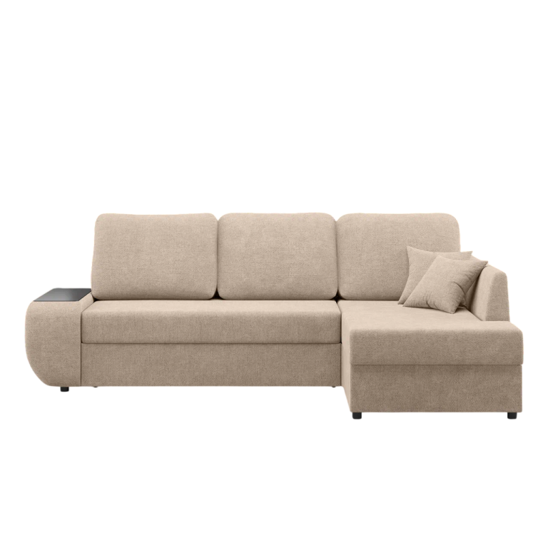 Угловой диван 074_данко 290 беж правый