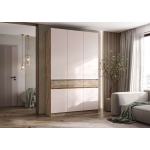 РОДЖИНА Шкаф 3-х ств. Кашемир/Крафт Серый