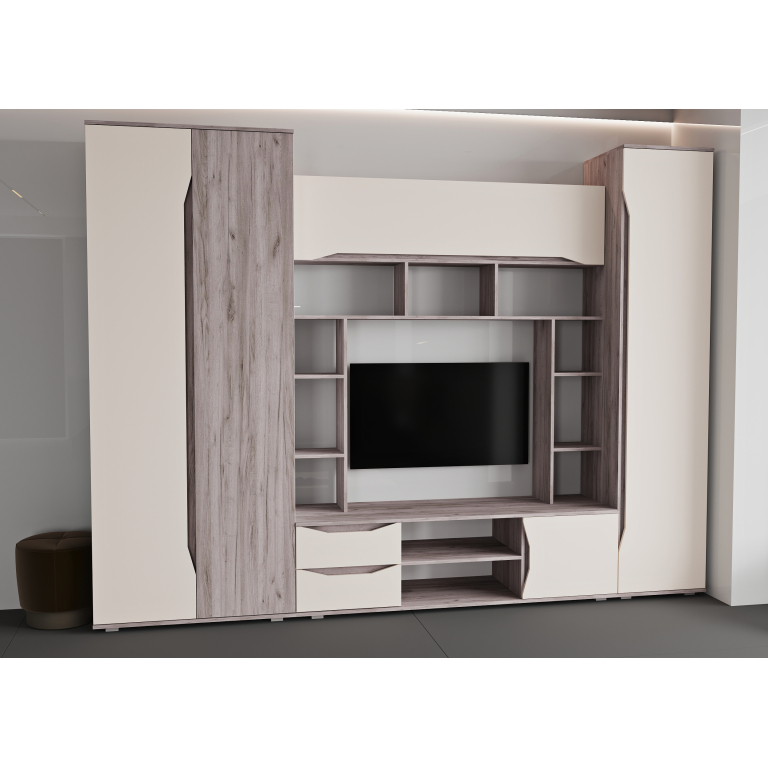 Гостиная Аванта Крафт Серый/Кашемир