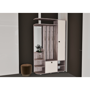 Прихожая ВЕСНА-2  Крафт Серый/Кашемир