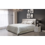 Кровать Соренто NEW П/М 160*200 сер.краш 39